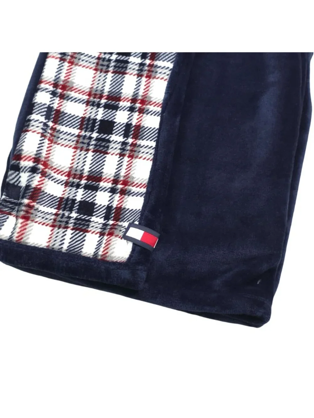 Tommy Hilfiger Reversible Plush Throw Blanket 50x70